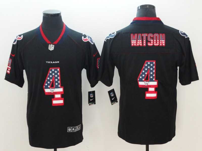 Nike Texans 4 Deshaun Watson Black USA Flag Fashion Color Rush Limited Jersey,We sell and wholesale Nike Texans 4 Deshaun Watson Black USA Flag Fashion Color Rush Limited Jersey on line form chian!